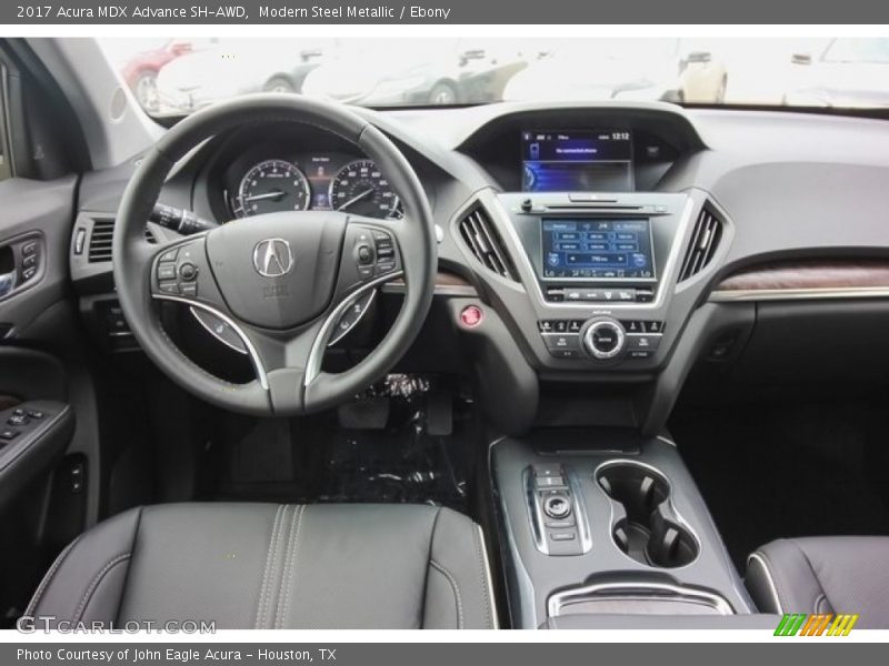 Modern Steel Metallic / Ebony 2017 Acura MDX Advance SH-AWD