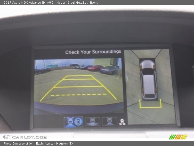 Modern Steel Metallic / Ebony 2017 Acura MDX Advance SH-AWD