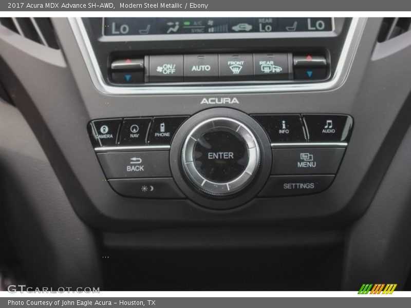 Modern Steel Metallic / Ebony 2017 Acura MDX Advance SH-AWD