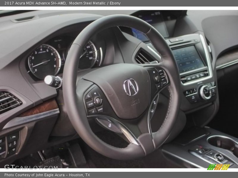 Modern Steel Metallic / Ebony 2017 Acura MDX Advance SH-AWD