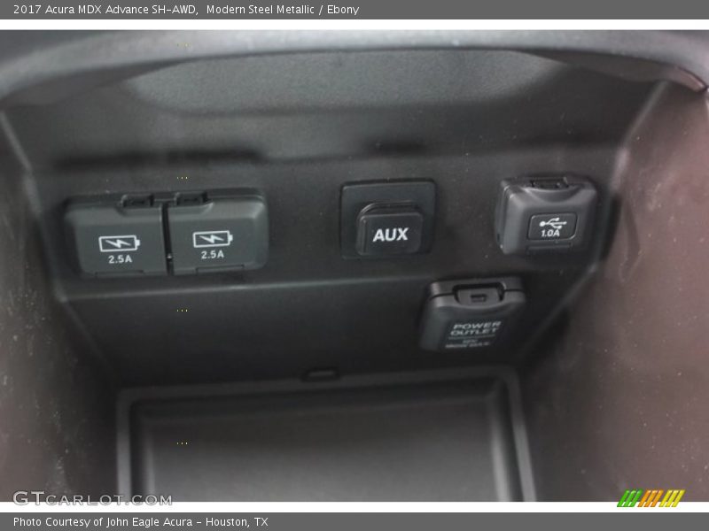 Modern Steel Metallic / Ebony 2017 Acura MDX Advance SH-AWD