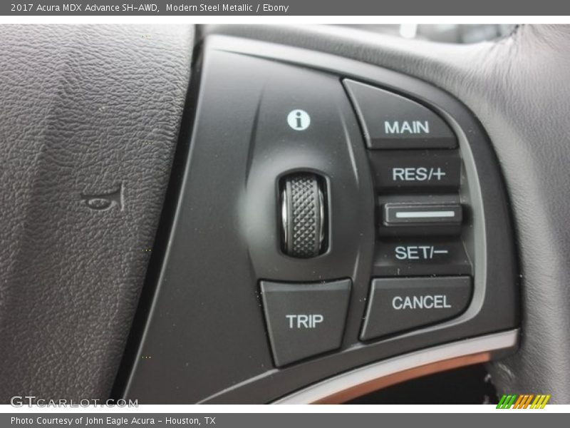 Modern Steel Metallic / Ebony 2017 Acura MDX Advance SH-AWD