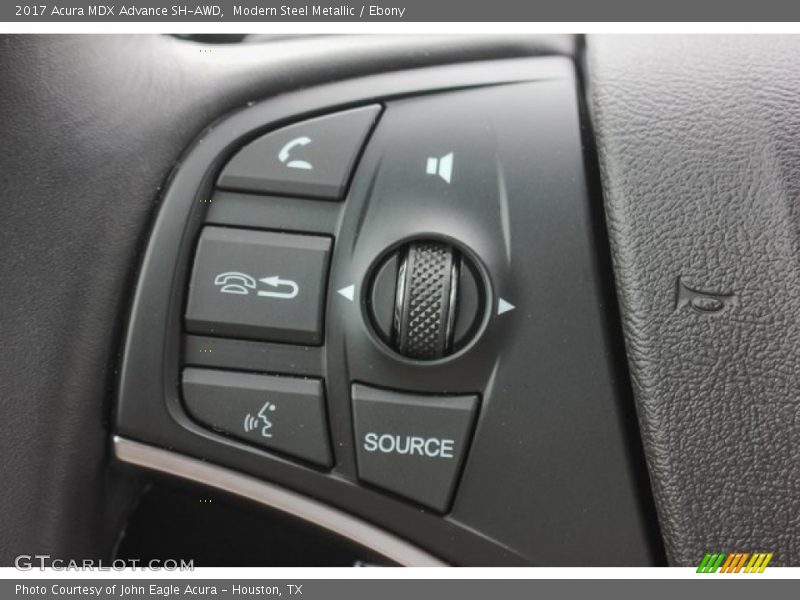 Modern Steel Metallic / Ebony 2017 Acura MDX Advance SH-AWD