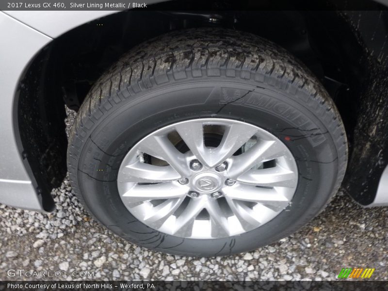 Silver Lining Metallic / Black 2017 Lexus GX 460