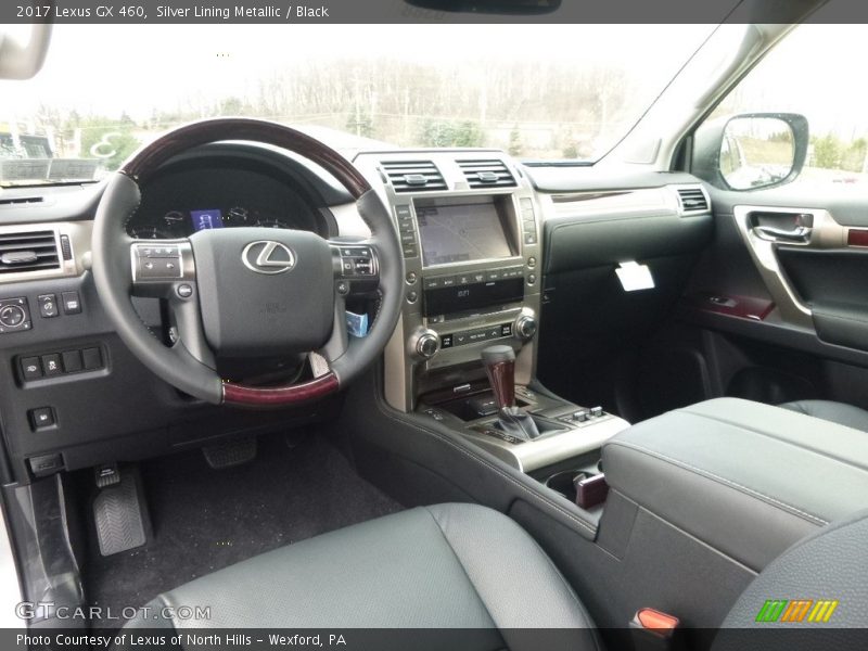 Silver Lining Metallic / Black 2017 Lexus GX 460