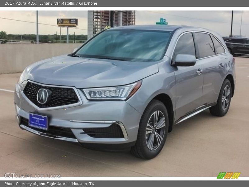 Lunar Silver Metallic / Graystone 2017 Acura MDX