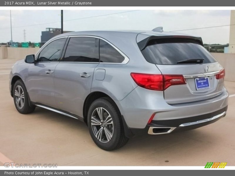 Lunar Silver Metallic / Graystone 2017 Acura MDX