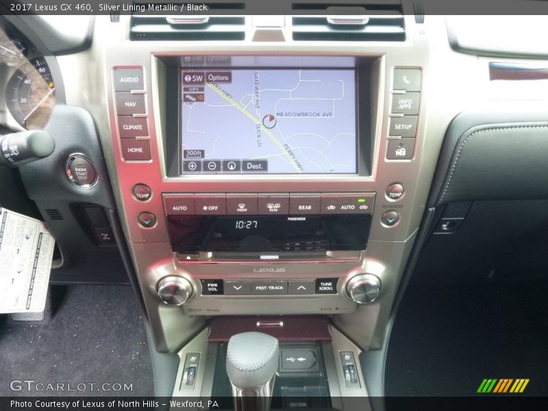 Silver Lining Metallic / Black 2017 Lexus GX 460