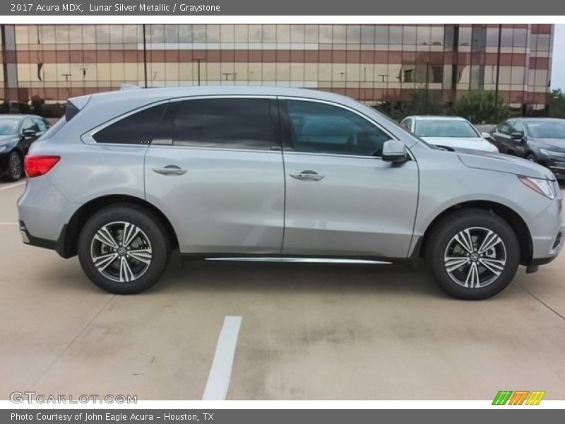 Lunar Silver Metallic / Graystone 2017 Acura MDX