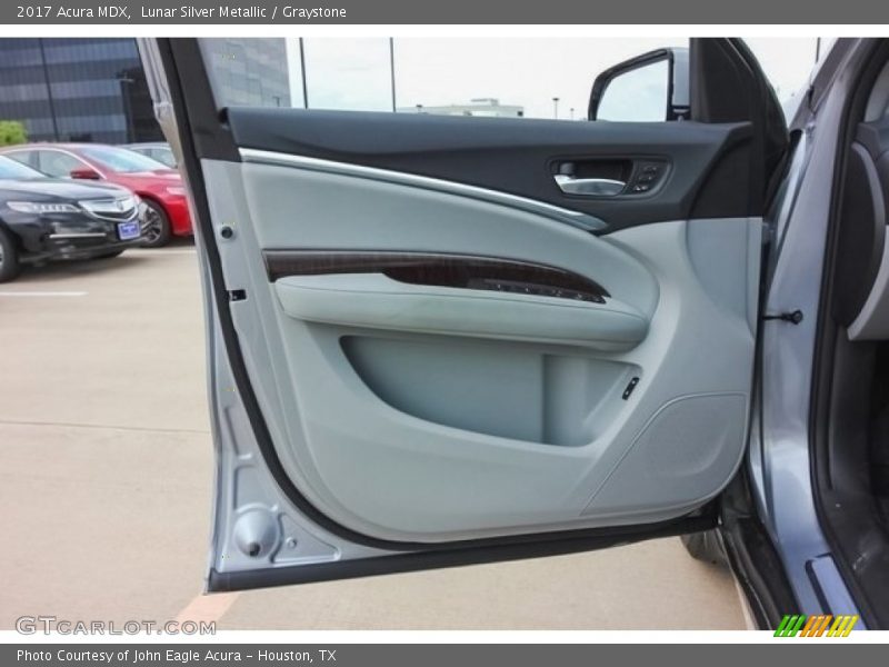 Lunar Silver Metallic / Graystone 2017 Acura MDX