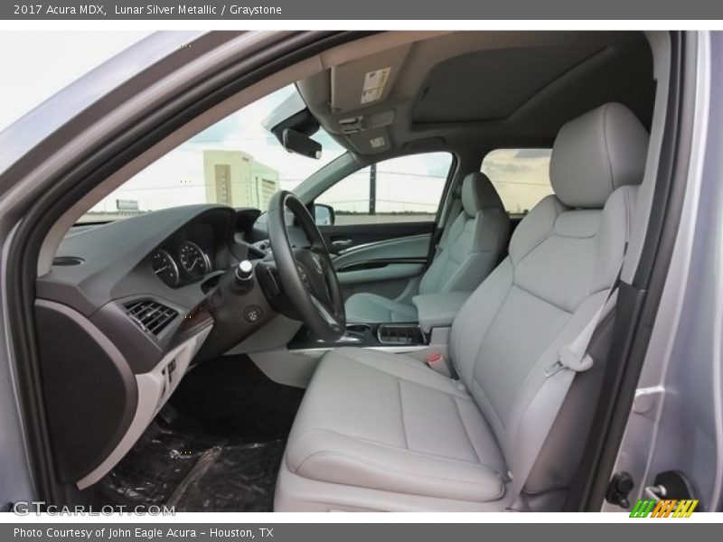 Lunar Silver Metallic / Graystone 2017 Acura MDX