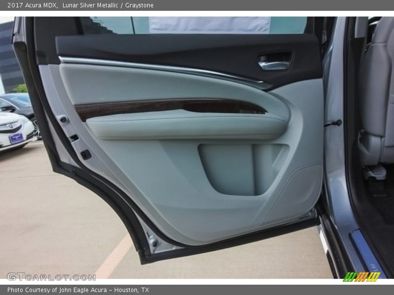 Lunar Silver Metallic / Graystone 2017 Acura MDX