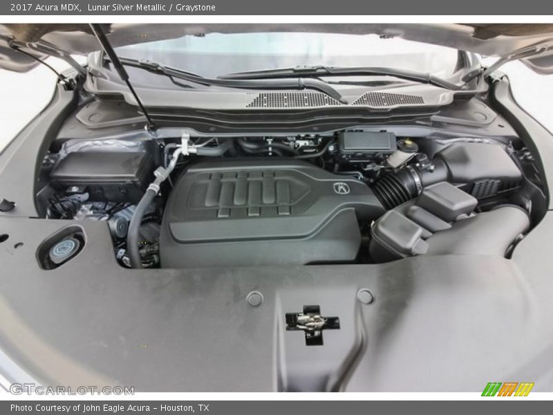 Lunar Silver Metallic / Graystone 2017 Acura MDX