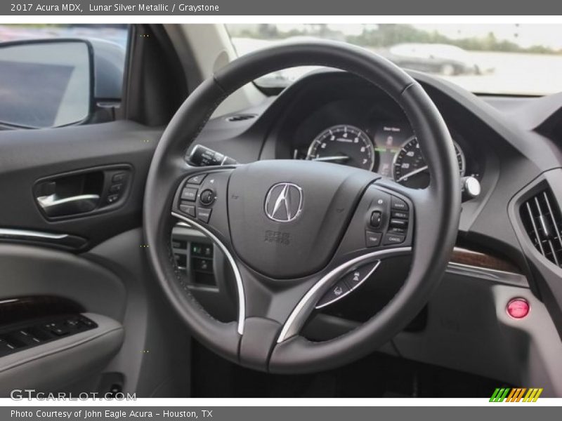 Lunar Silver Metallic / Graystone 2017 Acura MDX