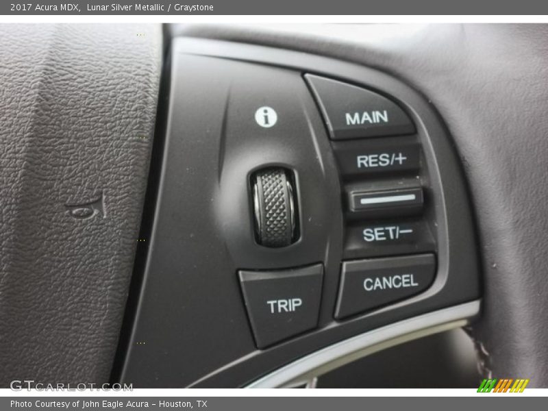 Lunar Silver Metallic / Graystone 2017 Acura MDX