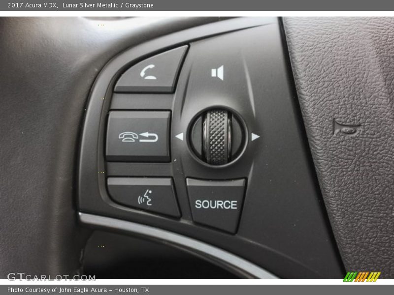 Lunar Silver Metallic / Graystone 2017 Acura MDX
