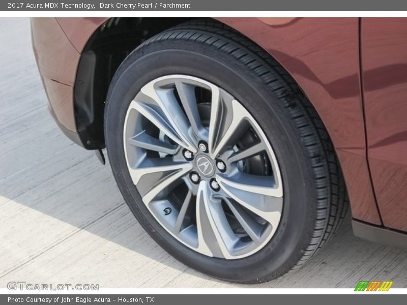 Dark Cherry Pearl / Parchment 2017 Acura MDX Technology