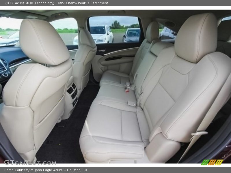 Dark Cherry Pearl / Parchment 2017 Acura MDX Technology