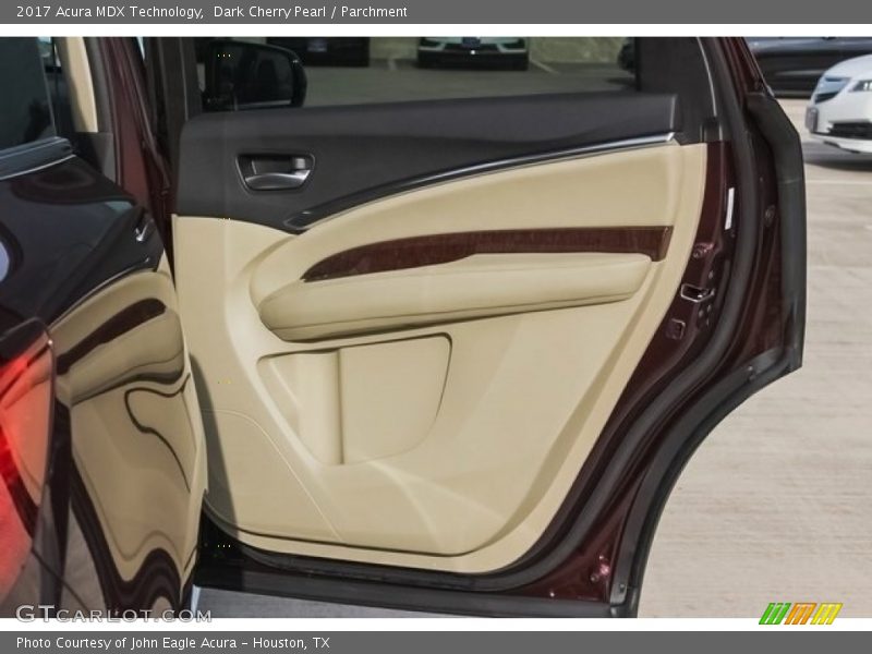 Dark Cherry Pearl / Parchment 2017 Acura MDX Technology