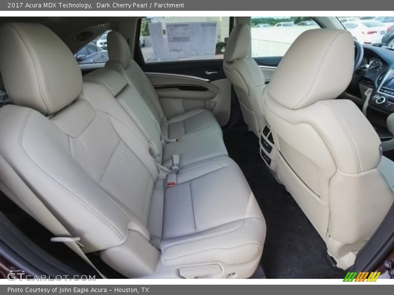 Dark Cherry Pearl / Parchment 2017 Acura MDX Technology
