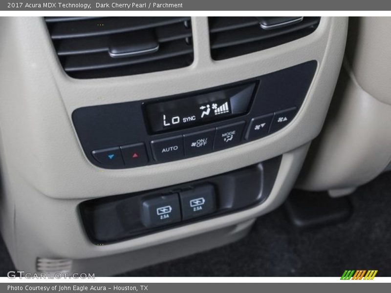 Dark Cherry Pearl / Parchment 2017 Acura MDX Technology