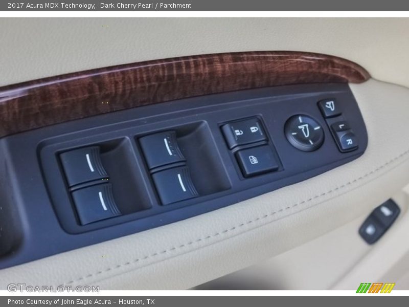Dark Cherry Pearl / Parchment 2017 Acura MDX Technology