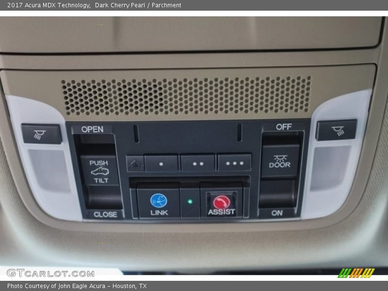 Dark Cherry Pearl / Parchment 2017 Acura MDX Technology