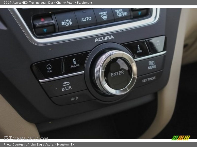 Dark Cherry Pearl / Parchment 2017 Acura MDX Technology