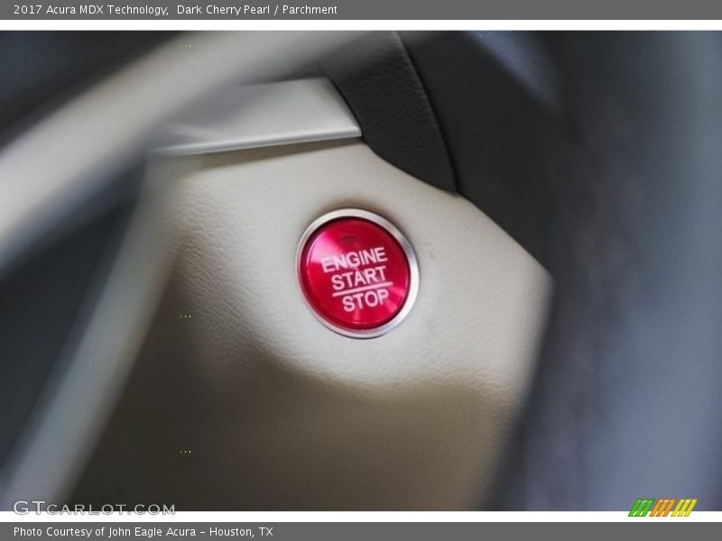 Dark Cherry Pearl / Parchment 2017 Acura MDX Technology