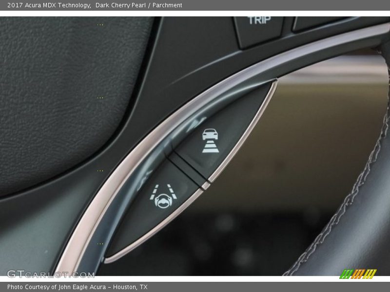 Dark Cherry Pearl / Parchment 2017 Acura MDX Technology