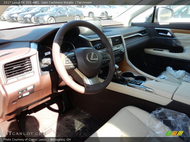 Satin Cashmere Metallic / Parchment 2017 Lexus RX 350 AWD