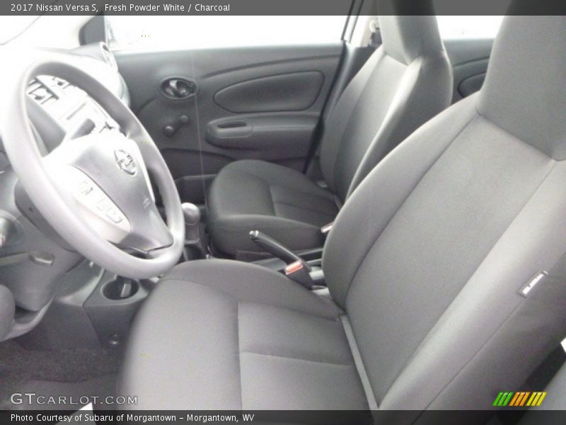 Fresh Powder White / Charcoal 2017 Nissan Versa S