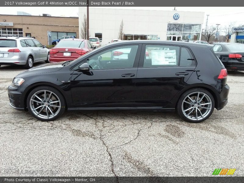  2017 Golf R 4Motion w/DCC. Nav. Deep Black Pearl