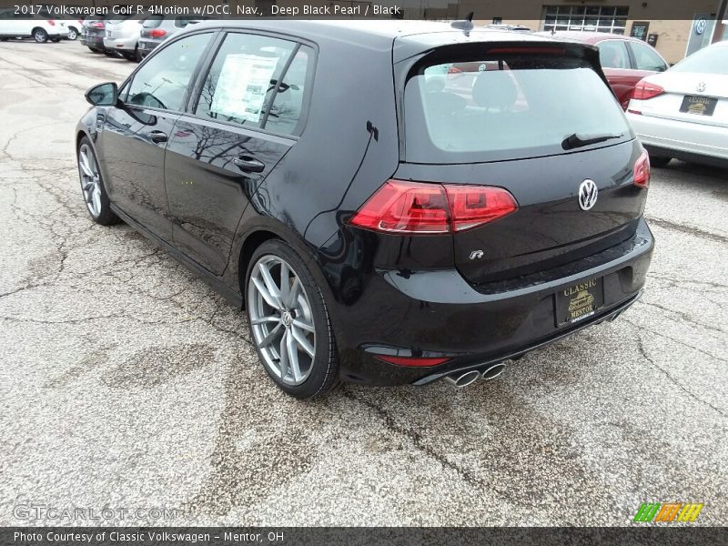 Deep Black Pearl / Black 2017 Volkswagen Golf R 4Motion w/DCC. Nav.