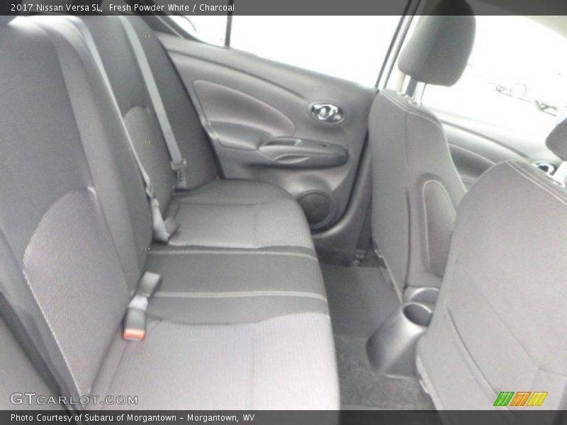 Fresh Powder White / Charcoal 2017 Nissan Versa SL