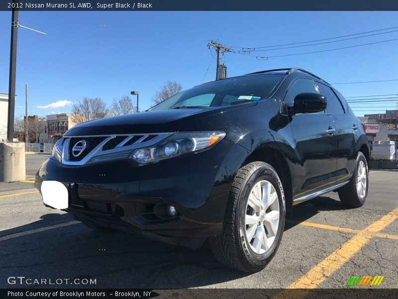 Super Black / Black 2012 Nissan Murano SL AWD