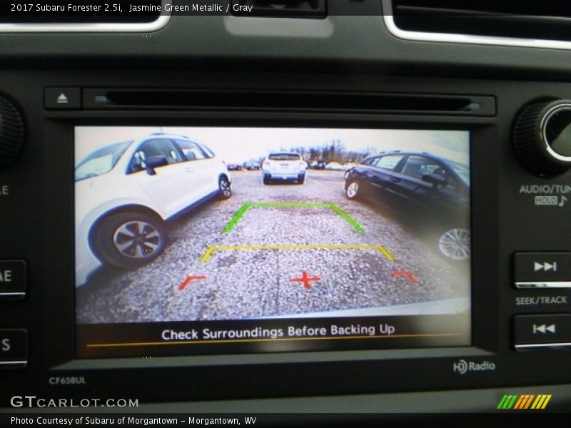 Jasmine Green Metallic / Gray 2017 Subaru Forester 2.5i