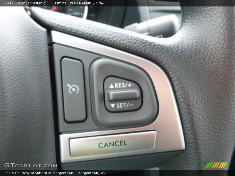 Jasmine Green Metallic / Gray 2017 Subaru Forester 2.5i