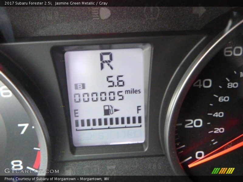 Jasmine Green Metallic / Gray 2017 Subaru Forester 2.5i