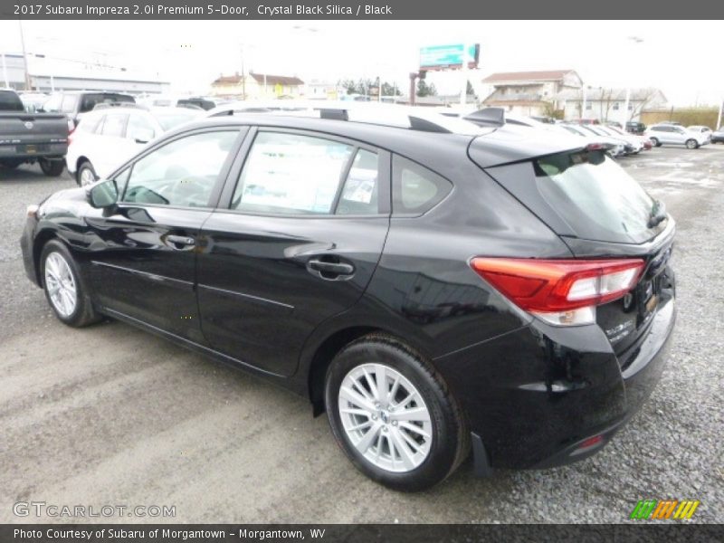 Crystal Black Silica / Black 2017 Subaru Impreza 2.0i Premium 5-Door