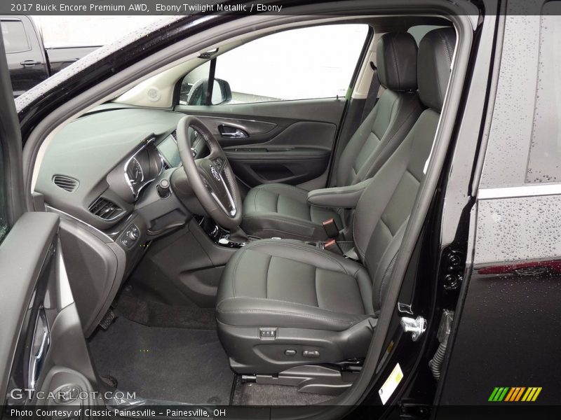 Ebony Twilight Metallic / Ebony 2017 Buick Encore Premium AWD