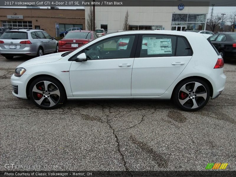  2017 Golf GTI 4-Door 2.0T SE Pure White
