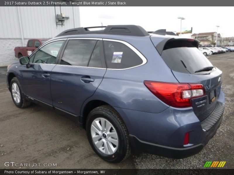 Twilight Blue Metallic / Slate Black 2017 Subaru Outback 2.5i Premium