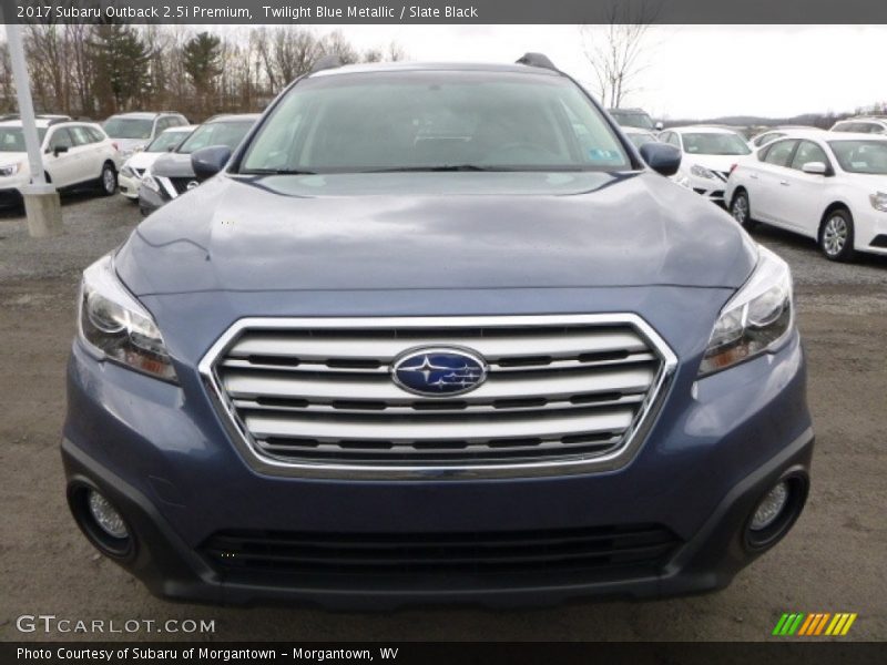 Twilight Blue Metallic / Slate Black 2017 Subaru Outback 2.5i Premium