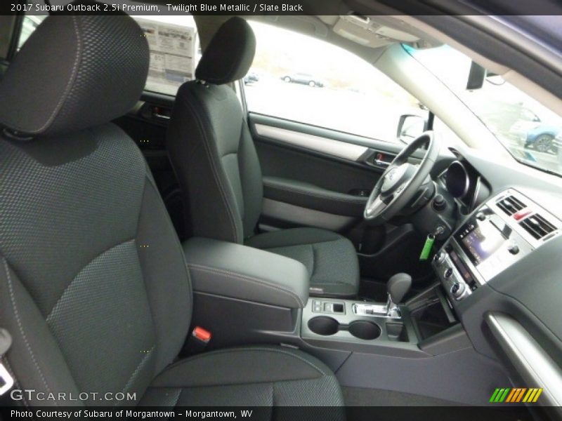 Twilight Blue Metallic / Slate Black 2017 Subaru Outback 2.5i Premium
