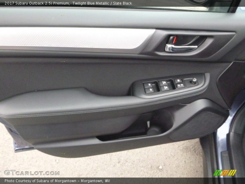 Twilight Blue Metallic / Slate Black 2017 Subaru Outback 2.5i Premium