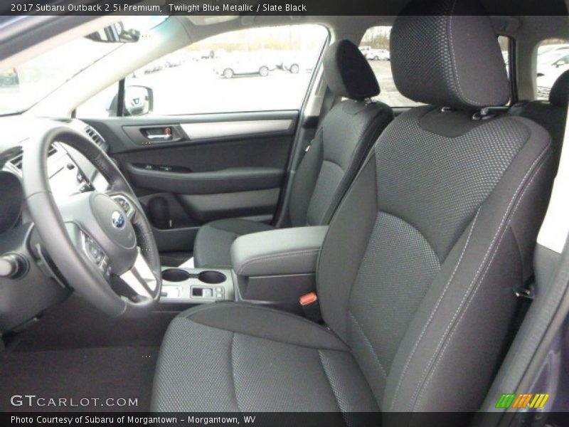 Twilight Blue Metallic / Slate Black 2017 Subaru Outback 2.5i Premium