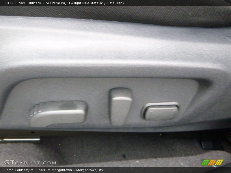 Twilight Blue Metallic / Slate Black 2017 Subaru Outback 2.5i Premium