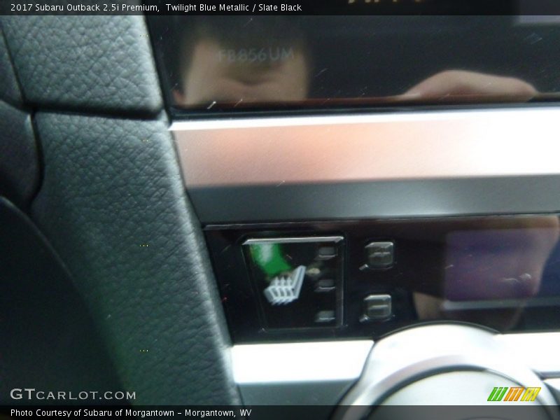 Twilight Blue Metallic / Slate Black 2017 Subaru Outback 2.5i Premium