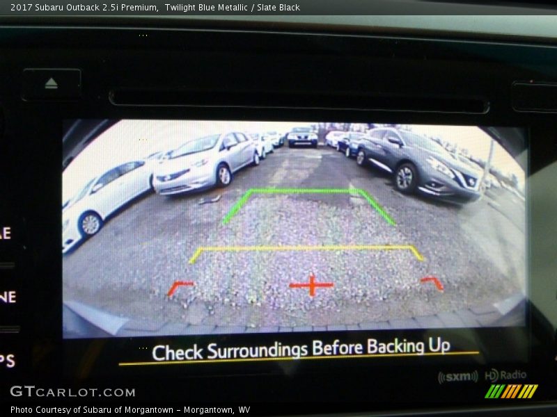 Twilight Blue Metallic / Slate Black 2017 Subaru Outback 2.5i Premium